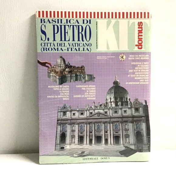 Basilica Di Pietro Roma-Italia.  Domus kit. scale:1-430 - Picture 1 of 2